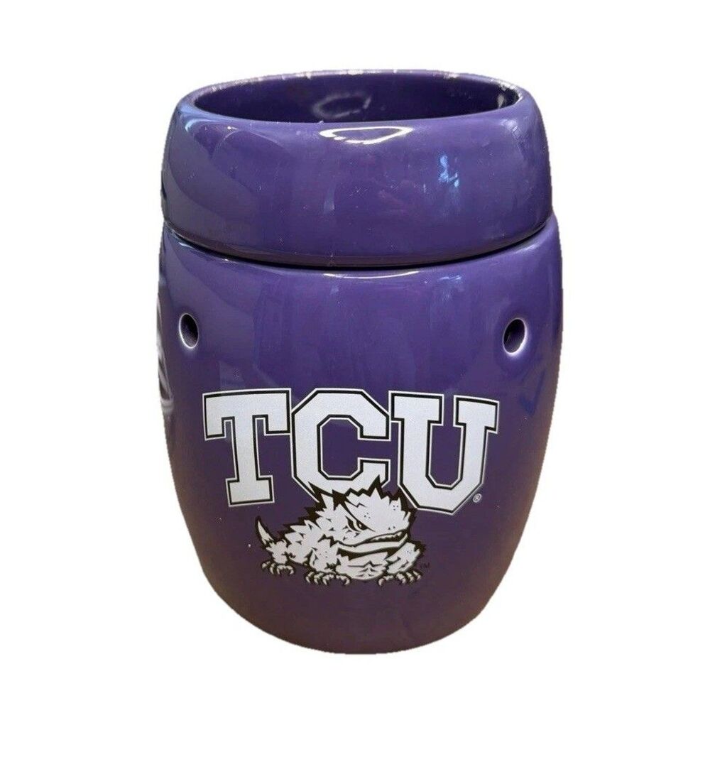 Scentsy TCU Texas Christian University Horned Frogs Campus Wax Warmer Used